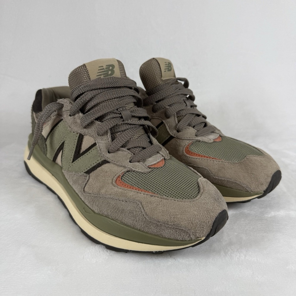 New Balance 57/40 Shoes Mens 11 Mushroom Sweet Caramel Suede Sneakers M5740RSB - Picture 2 of 6